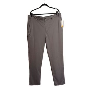 NICKLAUS Gray Straight Leg Stretchy Men's Golf Pants 40x32 NWT